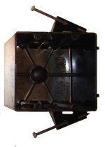 electrical wiring box - 2-gang electrical nail box