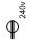 240 Volt Outlet Electrical Symbol
