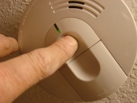 test the smoke detector