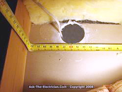 measure ceiling fan support