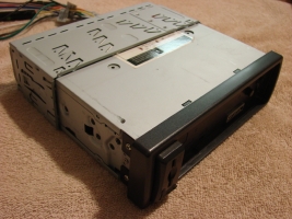 The radio and the mounting frame